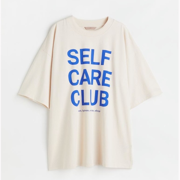 H&M Tops - H&M Oversized Printed T-shirt